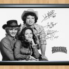 Dukes of Hazzard Cast Signed Autographed Photo Poster tv833 A3 11.7x16.5""