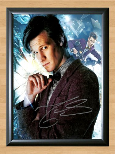 Matt Smith Dr Who Signed Autographed Photo Poster tv584 A3 11.7x16.5""