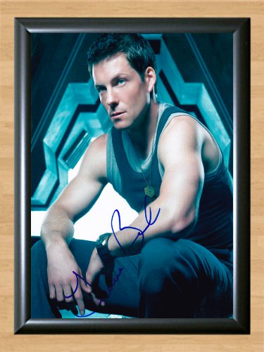 Jamie Bamber Battlestar Galactica BSG Signed Autographed Photo Poster tv539 A3 11.7x16.5""