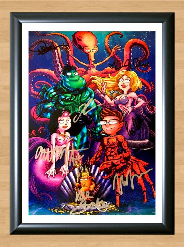American Dad Cast Signed Autographed Photo Poster 2 tv517 A3 11.7x16.5""