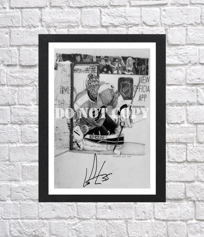 Steve Mason Signed Autographed Photo Poster nhl63 A2 16.5x23.4"