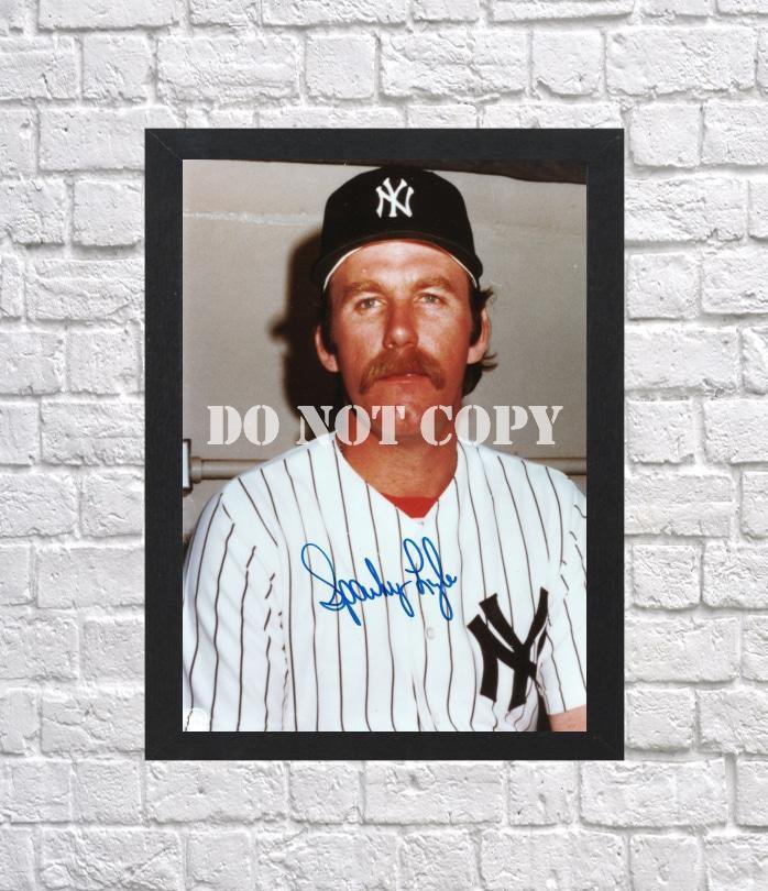 Sparky Lyle Signed Autographed Photo Poster bas65 A2 16.5x23.4"