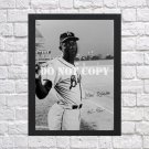 Hank Aaron Signed Autographed Photo Poster 3 bas41 A2 16.5x23.4"