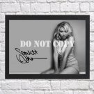 Scarlett Johansson Signed Autographed Photo Poster mo1607 A2 16.5x23.4"