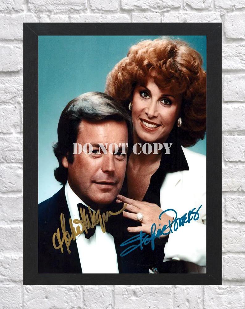 Hart To Hart Robert Wagner Stefani Powers Signed Autographed Photo Poster 4 tv1098 A2 16.5x23.4"