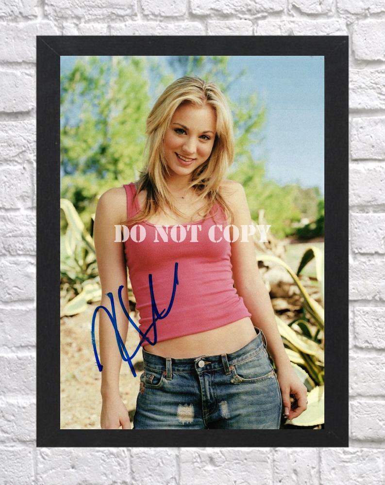 Kaley Cuoco The Big Bang Theory Signed Autographed Photo Poster 3 ...