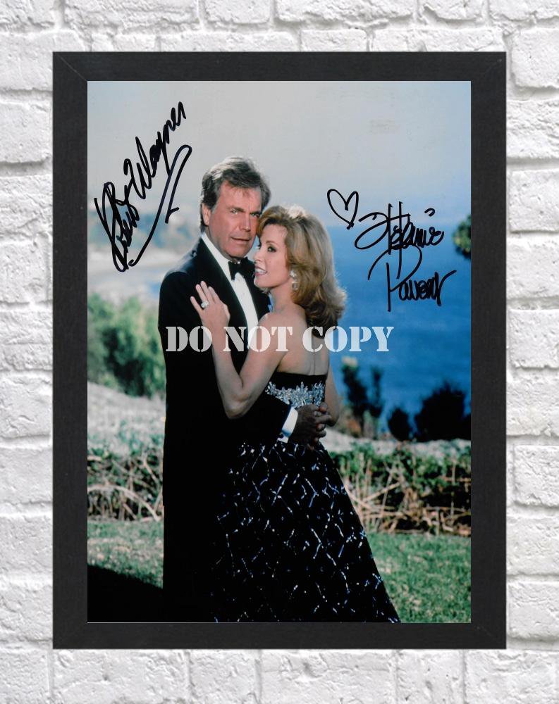 Hart To Hart Robert Wagner Stefani Powers Signed Autographed Photo Poster 1 tv1043 A2 16.5x23.4"