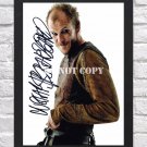Gustaf Skarsgard Vikings Signed Autographed Photo Poster tv1041 A2 16.5x23.4"