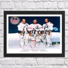 Apollo 16 Astronauts Autographed Signed Print Photo Poster h73 A2 16.5x23.4"
