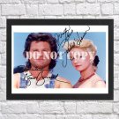 Kurt Russell Goldie Hawn Autographed Signed Print Photo Poster mo1513 A2 16.5x23.4"