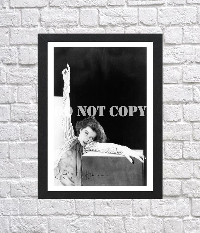 Katharine Hepburn Autographed Signed Print Photo Poster mo1503 A2 16.5x23.4"