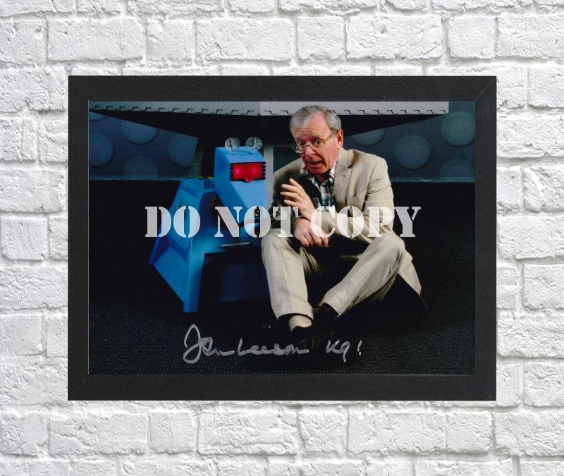 Doctor Dr Who John Leeson Autographed Signed Print Photo Poster 12 mo1478 A2 16.5x23.4"
