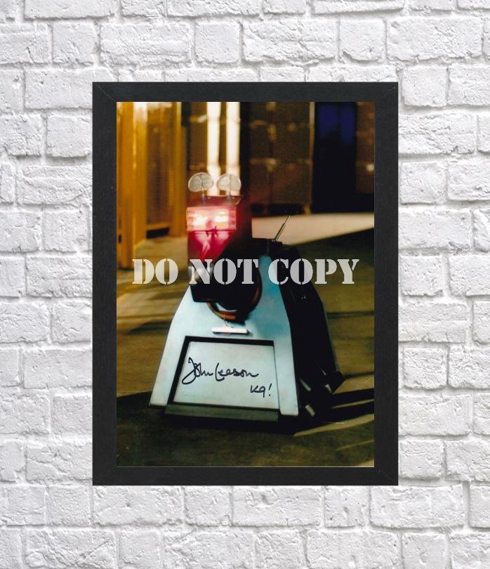 Doctor Dr Who John Leeson Autographed Signed Print Photo Poster 10 mo1476 A2 16.5x23.4"