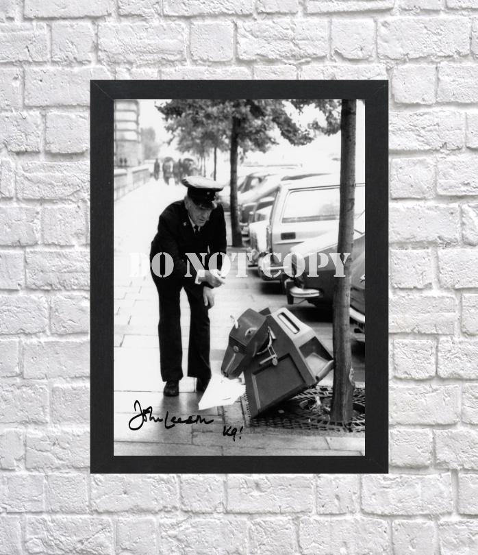 Doctor Dr Who John Leeson Autographed Signed Print Photo Poster 8 mo1474 A2 16.5x23.4"