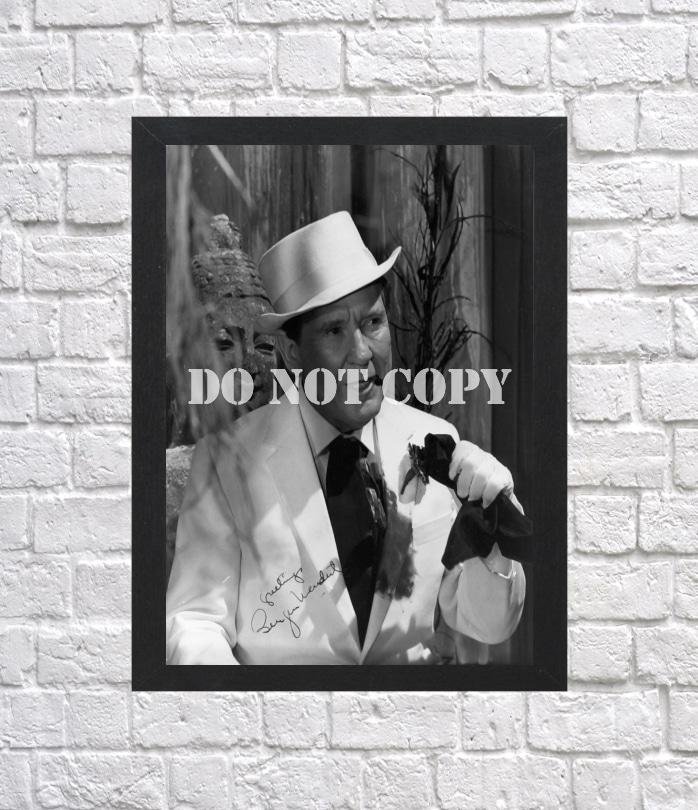 Burgess Meredith Autographed Signed Print Photo Poster mo1441 A2 16.5x23.4"