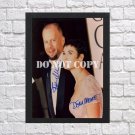 Bruce Willis Demi Moore Autographed Signed Print Photo Poster mo1440 A2 16.5x23.4"
