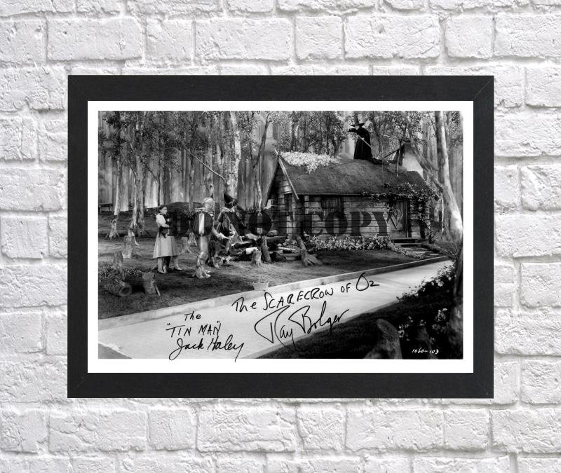 Wizard of Oz Cast Autographed Signed Photo Poster 1 mo1360 A2 16.5x23.4"