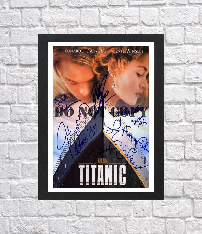 Titanic Full Cast Autographed Signed Photo Poster mo1343 A2 16.5x23.4"