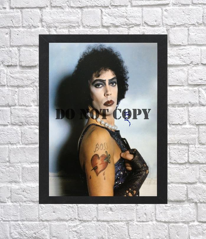 Tim Curry The Rocky Horror Picture Show Autographed Signed Photo Poster 2 mo1342 A2 16.5x23.4"