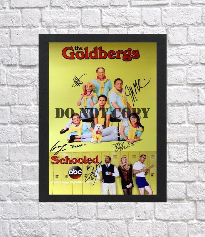 The Goldbergs Cast Autographed Signed Photo Poster mo1330 A2 16.5x23.4"