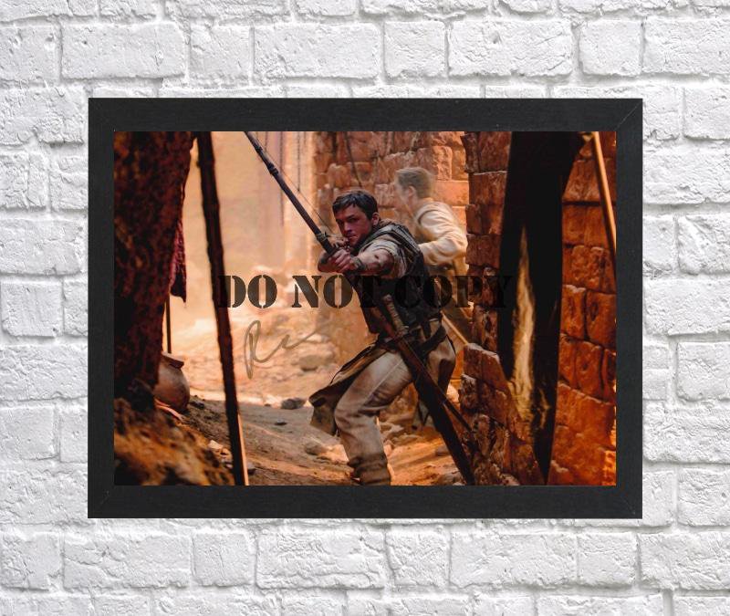 Taron Egerton Robin Hood Autographed Signed Photo Poster 1 mo1322 A2 16.5x23.4"