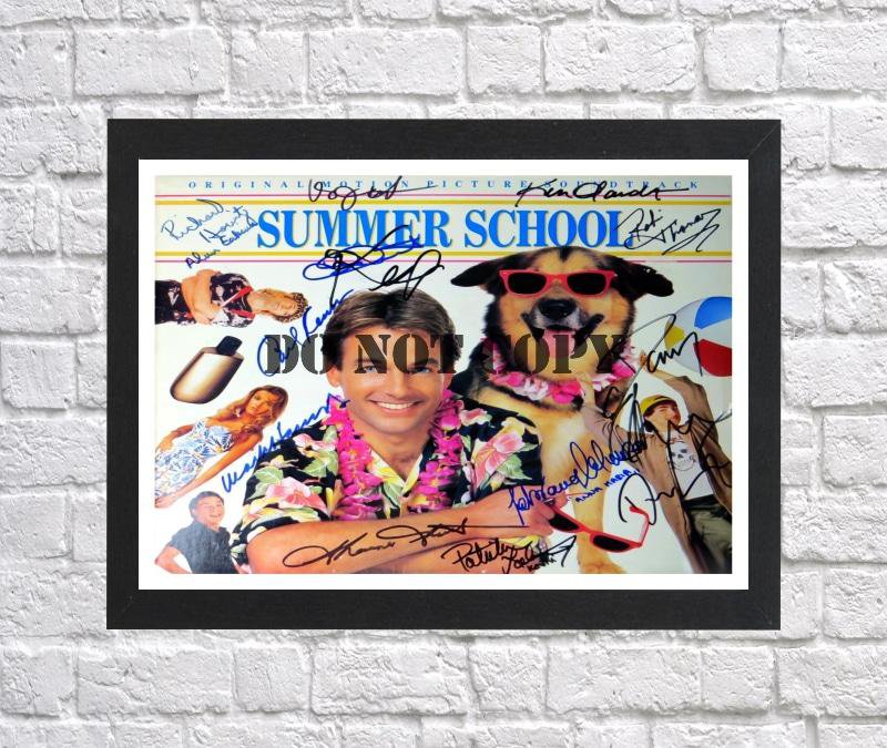 Summer School Cast Autographed Signed Photo Poster mo1315 A2 16.5x23.4"