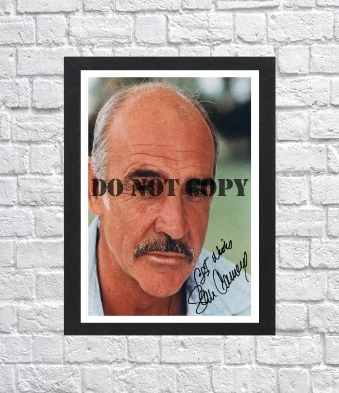 Sean Connery Autographed Signed Photo Poster 9 mo1306 A2 16.5x23.4