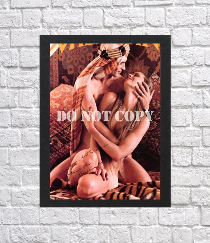 Michelle Phillips Naked Embrace Autographed Signed Photo Poster mo1219 A2 16.5x23.4"