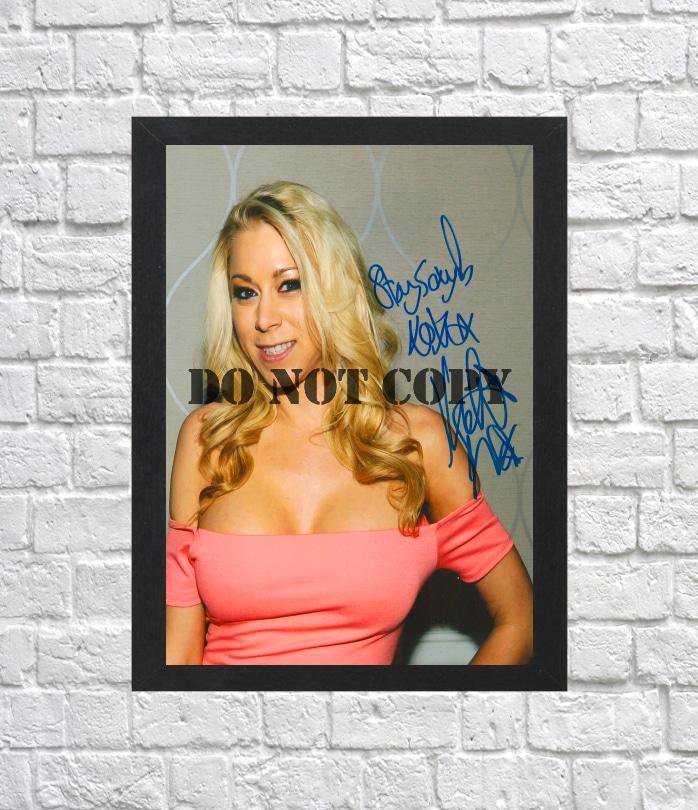 Katie Morgan Adult Autographed Signed Photo Poster mo1167 A2 16.5x23.4"