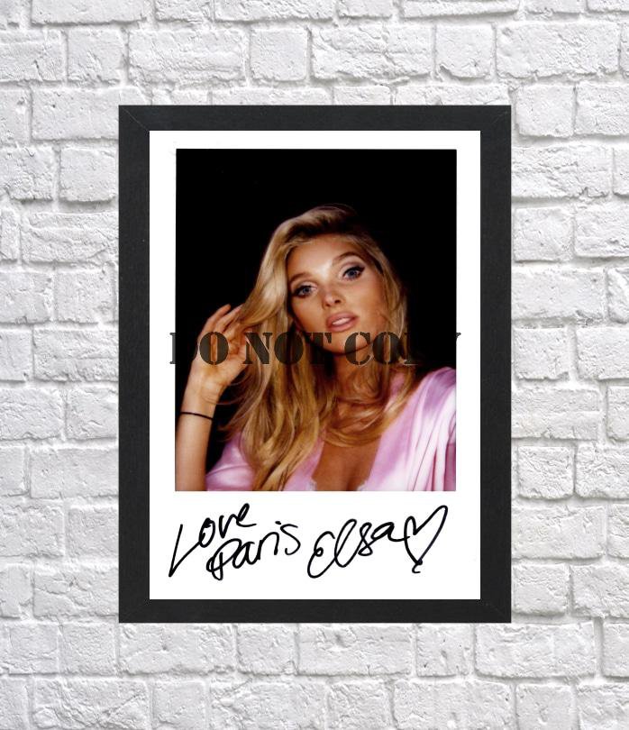 Elsa Hosk Autographed Signed Photo Poster mo1077 A2 16.5x23.4"