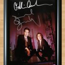 X Files David Duchovny Gillian Anderson Signed Autographed Photo Poster tv970 A2 16.5x23.4"