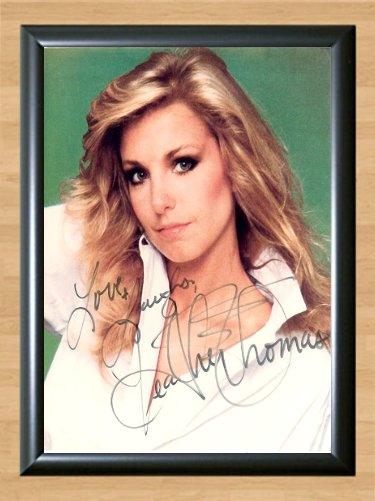 Heather Thomas Signed Autographed Photo Poster 4 tv797 A2 16.5x23.4"