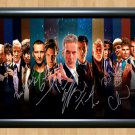 Dr. Who Cast Doctors Signed Autographed Photo Poster tv590 A2 16.5x23.4"