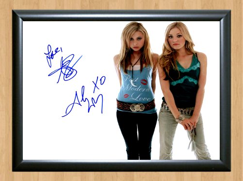 Aly n AJ Michalka Signed Autographed Photo Poster 2 tv511 A2 16.5x23.4"