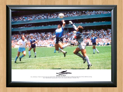 Diego Maradona Signed Autographed Photo Poster Print 2 fot106 A2 16.5x23.4"