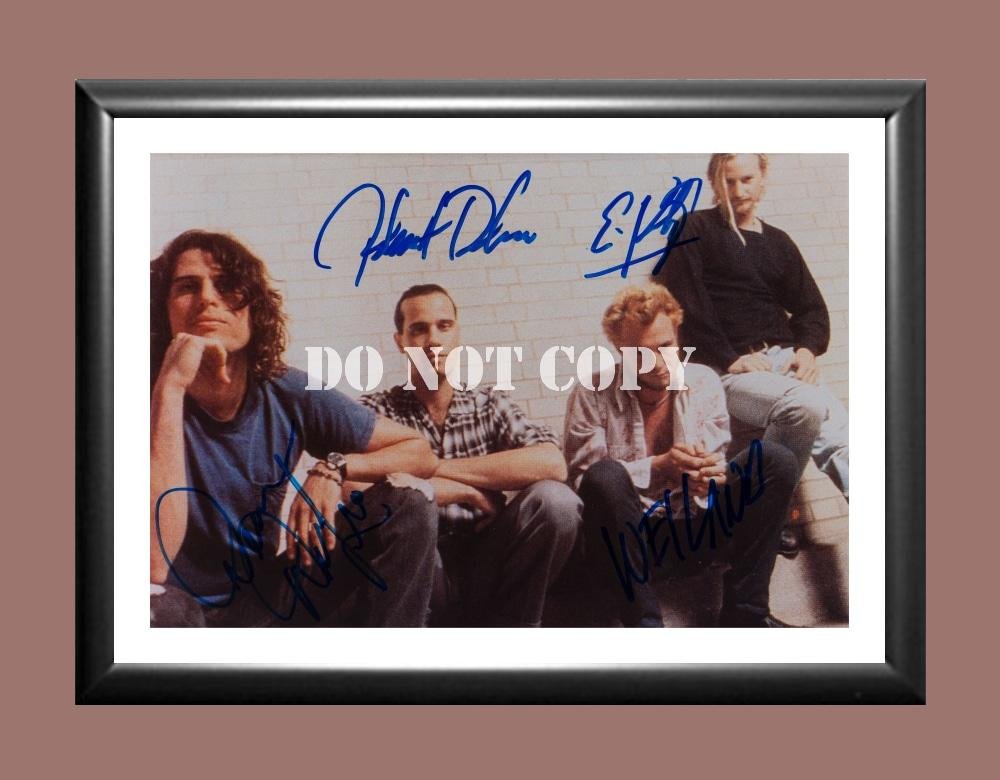 Stone Temple Pilots Band 1 Signed Autographed Poster Photo A4 8.3x11.7""