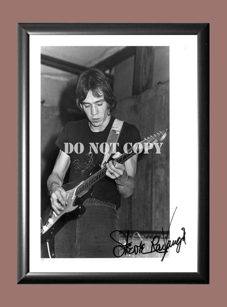Stevie Ray Vaughan 3 Signed Autographed Poster Photo A4 8.3x11.7""