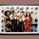 Spice Girls Band 4 Signed Autographed Poster Photo A4 8.3x11.7""