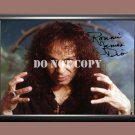 Ronnie James Dio Black Sabbath Band 2 Signed Autographed Poster Photo A4 8.3x11.7""