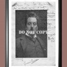 Giacomo Puccini Italian composer Signed Autographed Poster Photo A4 8.3x11.7""
