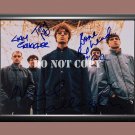 Oasis Band 5 Signed Autographed Poster Photo A4 8.3x11.7""
