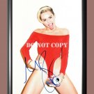 Miley Cyrus 5 Signed Autographed Poster Photo A4 8.3x11.7""