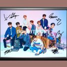 Stray Kids Band 1 Signed Autographed Poster Photo A4 8.3x11.7""
