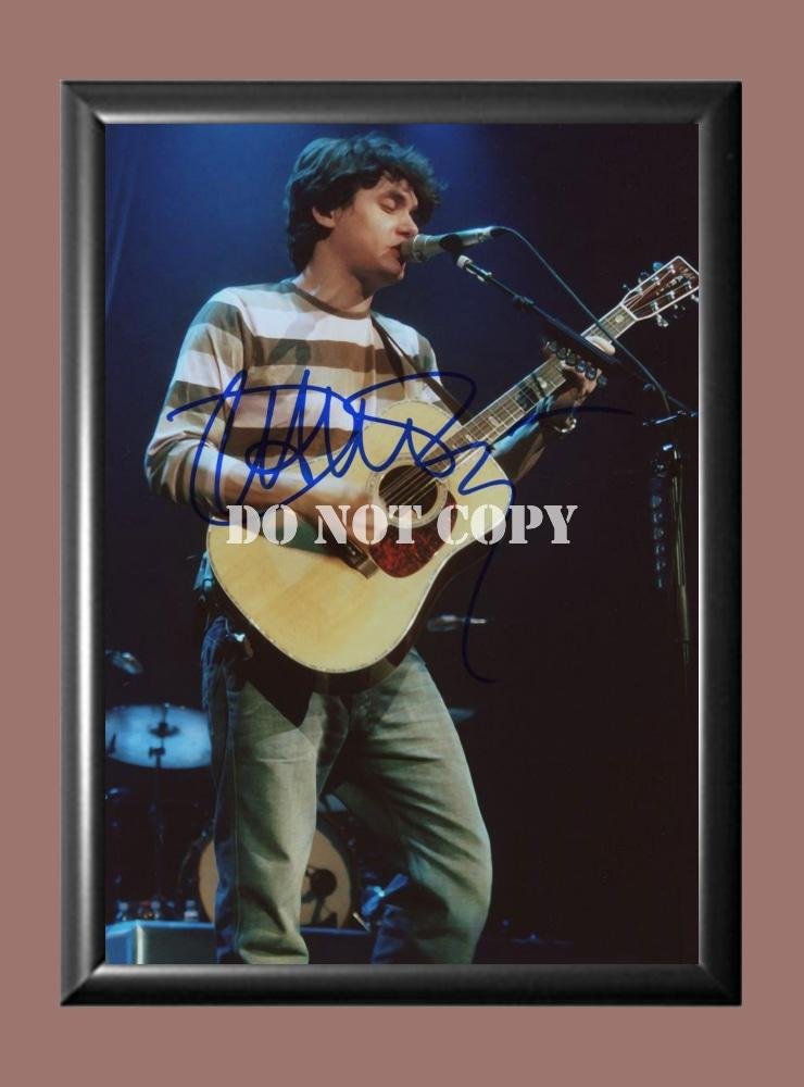 John Mayer 2 Signed Autographed Poster Photo A4 8.3x11.7""