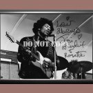 Jimi Hendrix Signed Autographed Poster Photo A4 8.3x11.7""