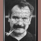 Georges Brassens Signed Autographed Poster Photo A4 8.3x11.7""
