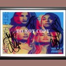 Fifth Harmony Band 3 Signed Autographed Poster Photo A4 8.3x11.7""