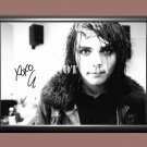 Gerard Way My Chemical Romance Band Signed Autographed Poster Photo A4 8.3x11.7""