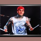 Travis Barker Blink-182 Drummer 3 Signed Autographed Poster Photo A4 8.3x11.7""