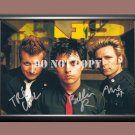 Green Day Band 3 Signed Autographed Poster Photo A4 8.3x11.7""